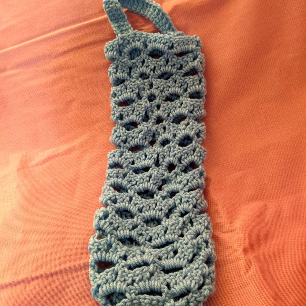 Boho Crochet Grocery Bag Saver